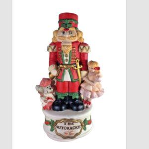Nutcracker Musical Wind-Up Figurine “Parade of the Wood” Christmas Holiday IOB